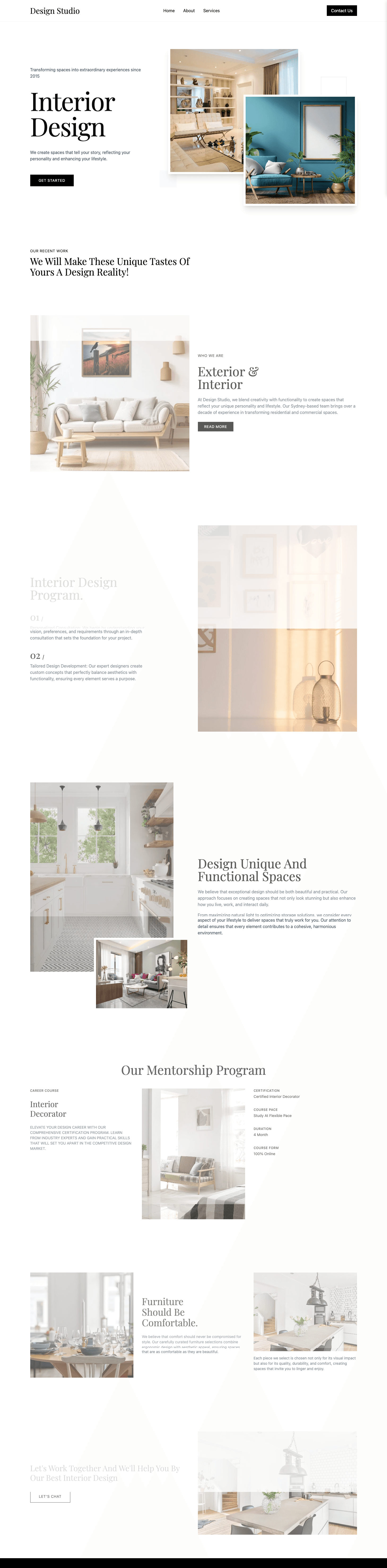 Design Studio website preview