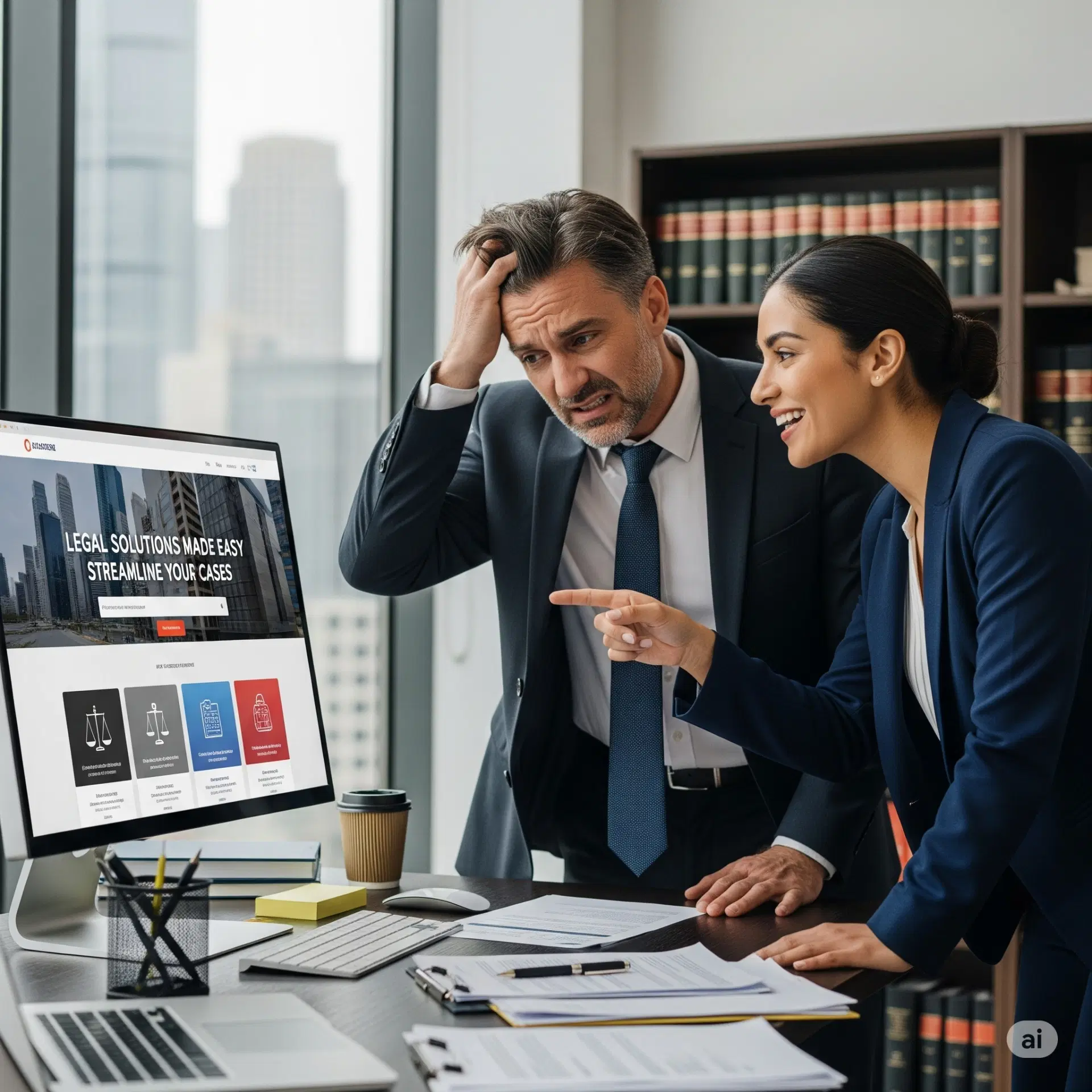 Custom website development process for law firms with internal knowledge base, client portal, and secure document portal